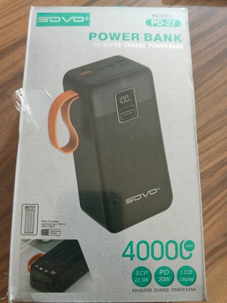 Power Bank 40000mAh LCD