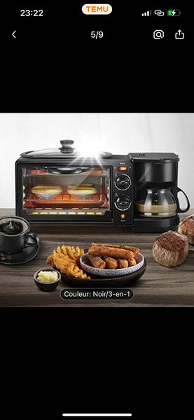 Machine à petit-déjeuner 3-en-1