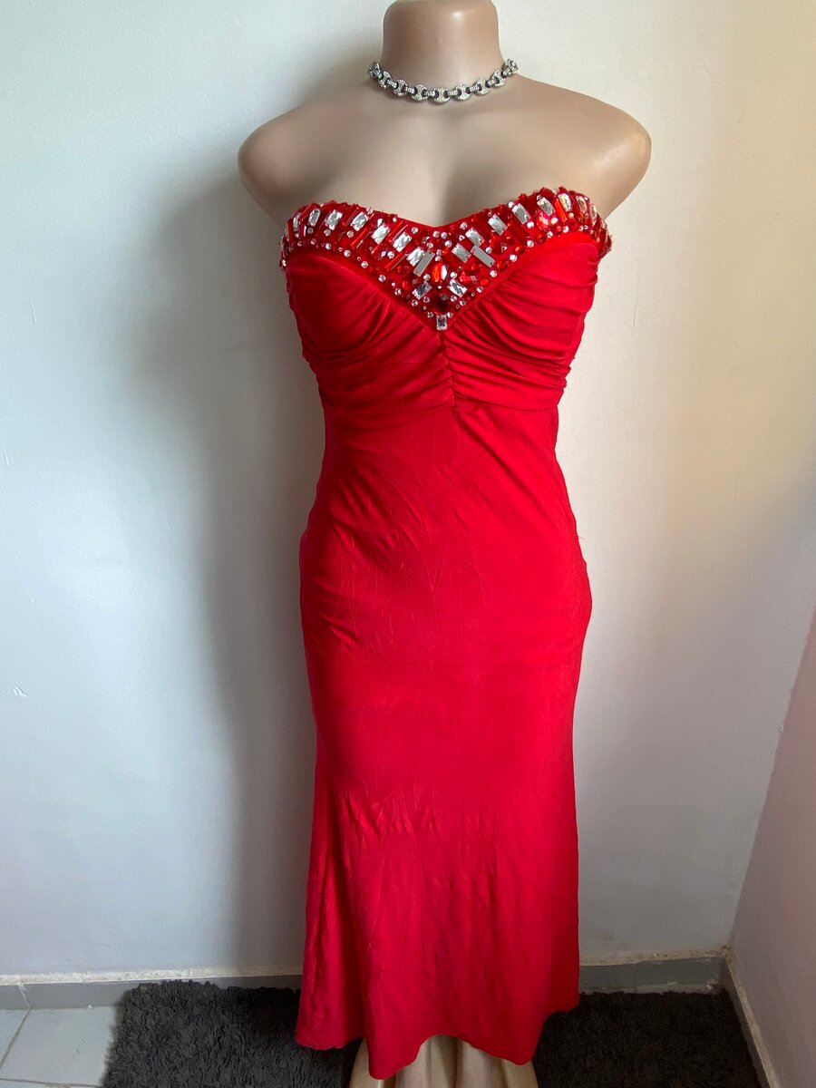 Robe se Soirée Rouge Éclante