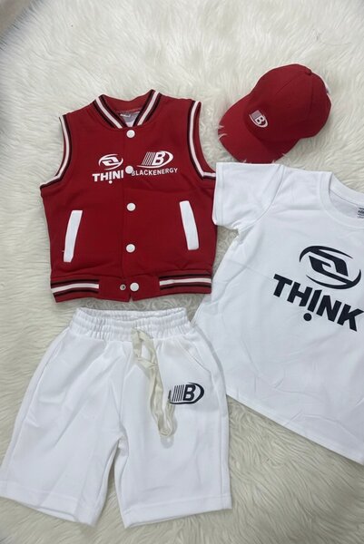 Ensemble Sportif Enfant Rouge