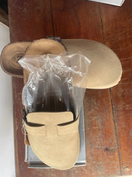 Mules en daim confortables