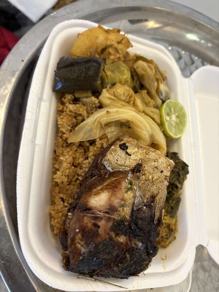 Délice de riz au poisson