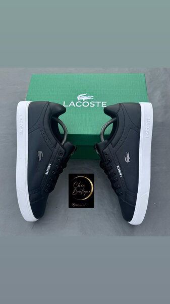 Chaussures Lacoste homme noir