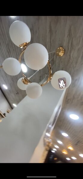 Suspension Lumineuse Moderne en Or