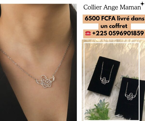 Collier Ange Maman
