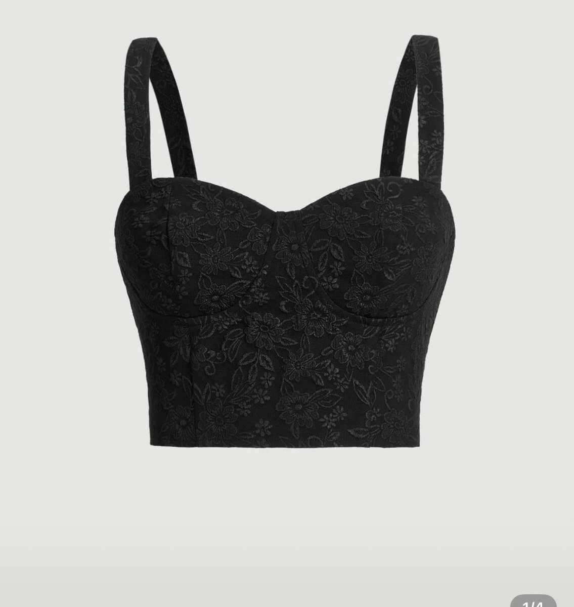 Top bustier chic en dentelle