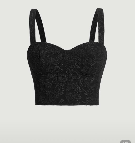 Top bustier chic en dentelle