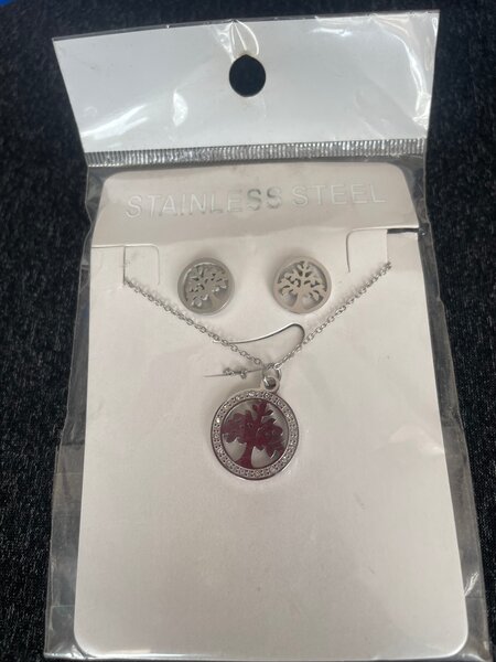 Parure acier inoxydable élégante