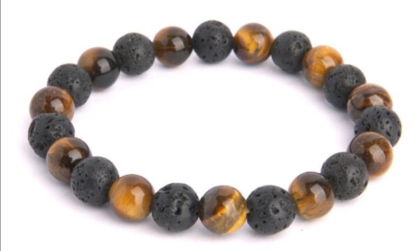 Bracelet perles œil de tigre