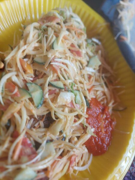 Poisson Braisé Avec Condiments