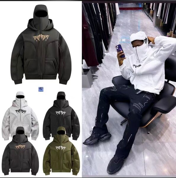 Sweat à capuche zippé pour homme