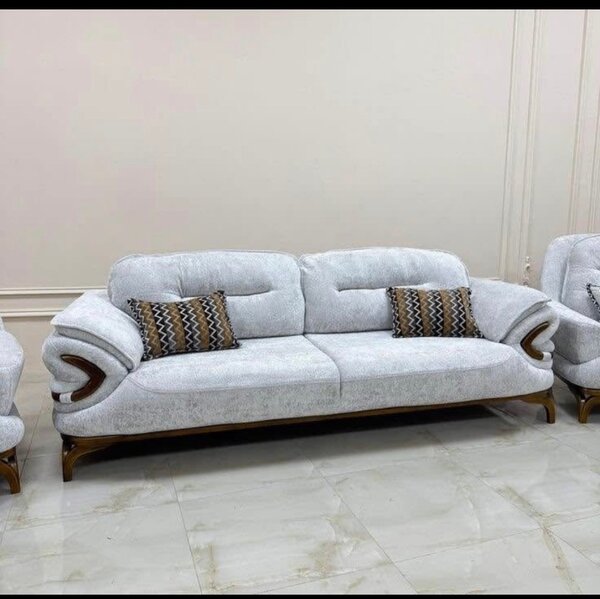 Canapé moderne en tissu gris