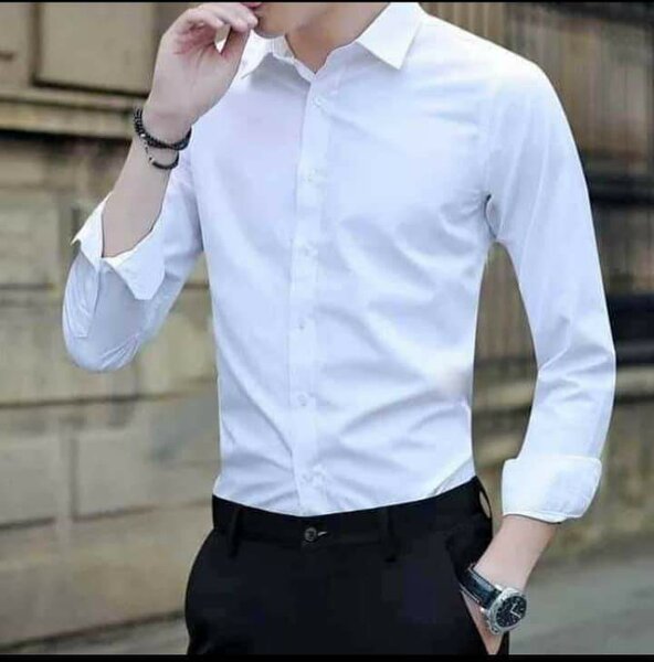 Chemise Blanche Élégante Homme