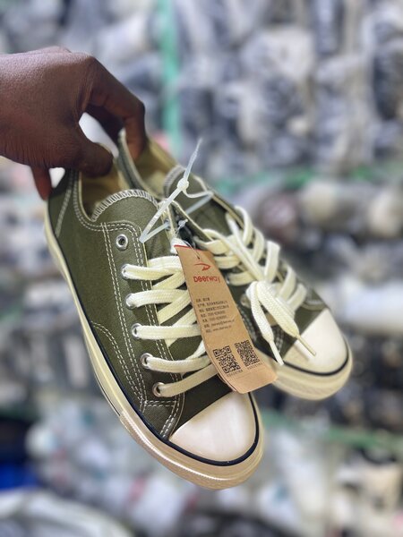 Baskets en toile unisexes