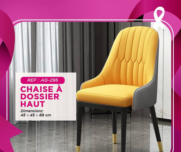 Chaise à dossier haut