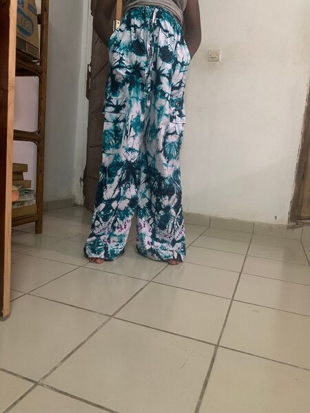 Pantalon ample imprimé bohème