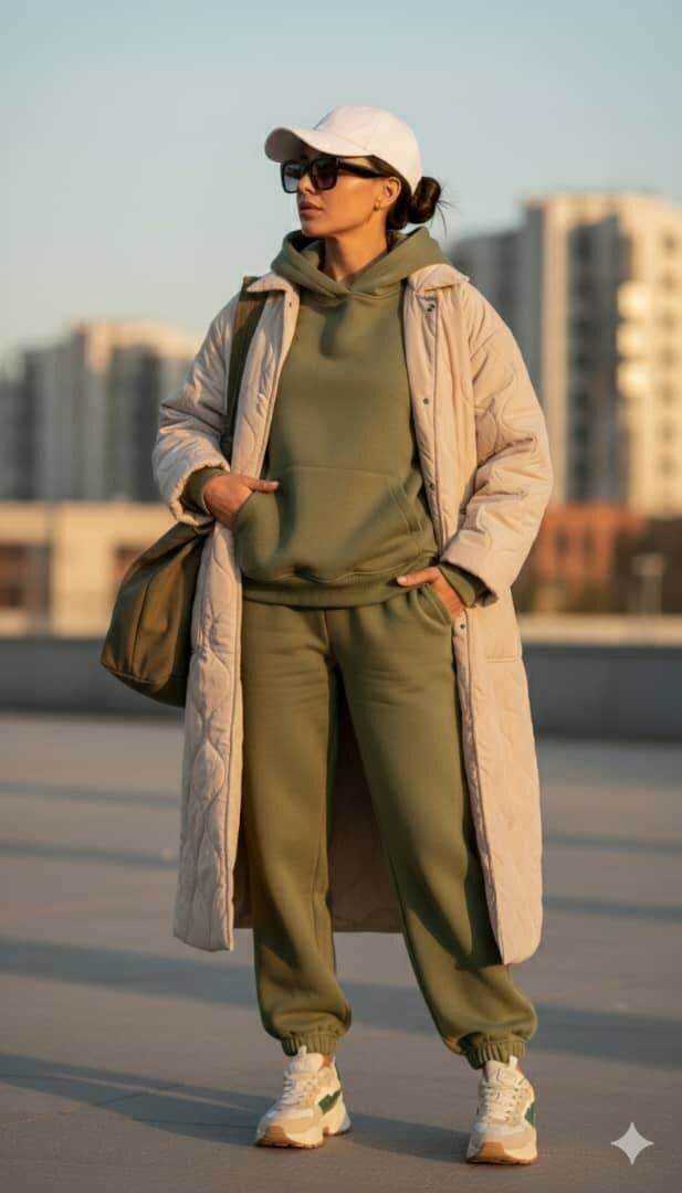 Manteau long élégant hiver