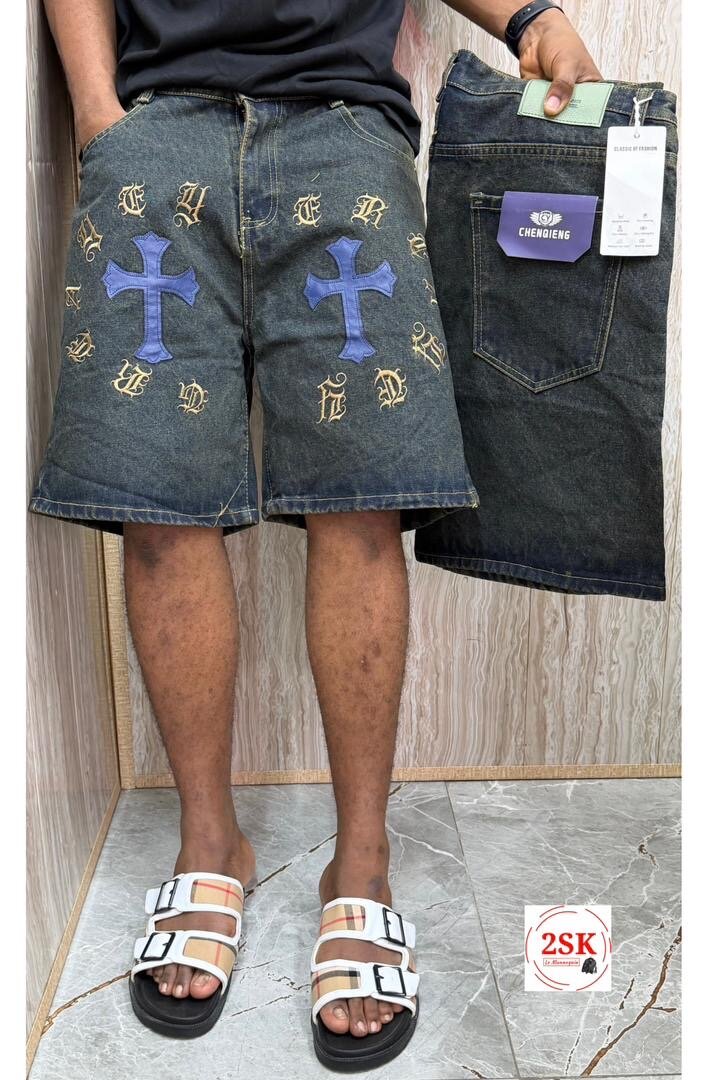 Shorts en jean décontractés pour homme