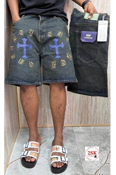 Shorts en jean décontractés pour homme