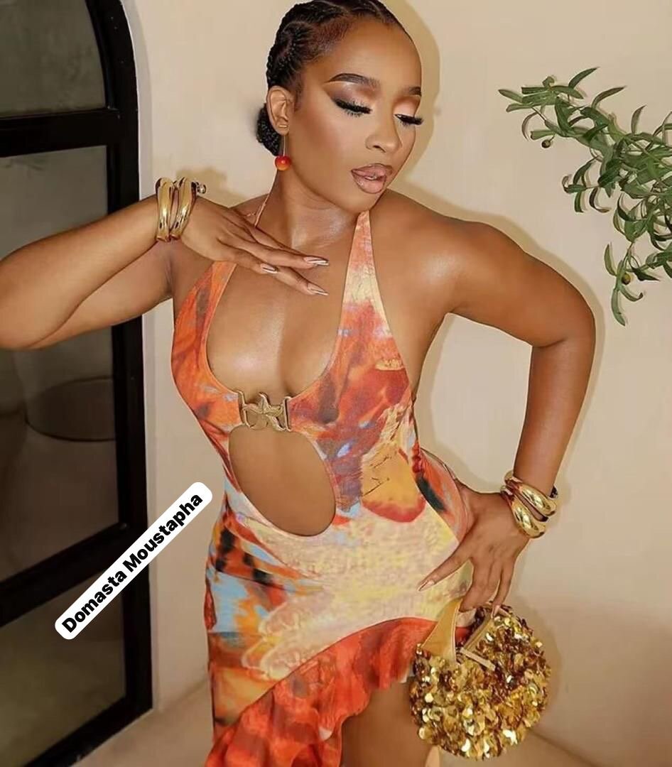 Robe sexy imprimée florale