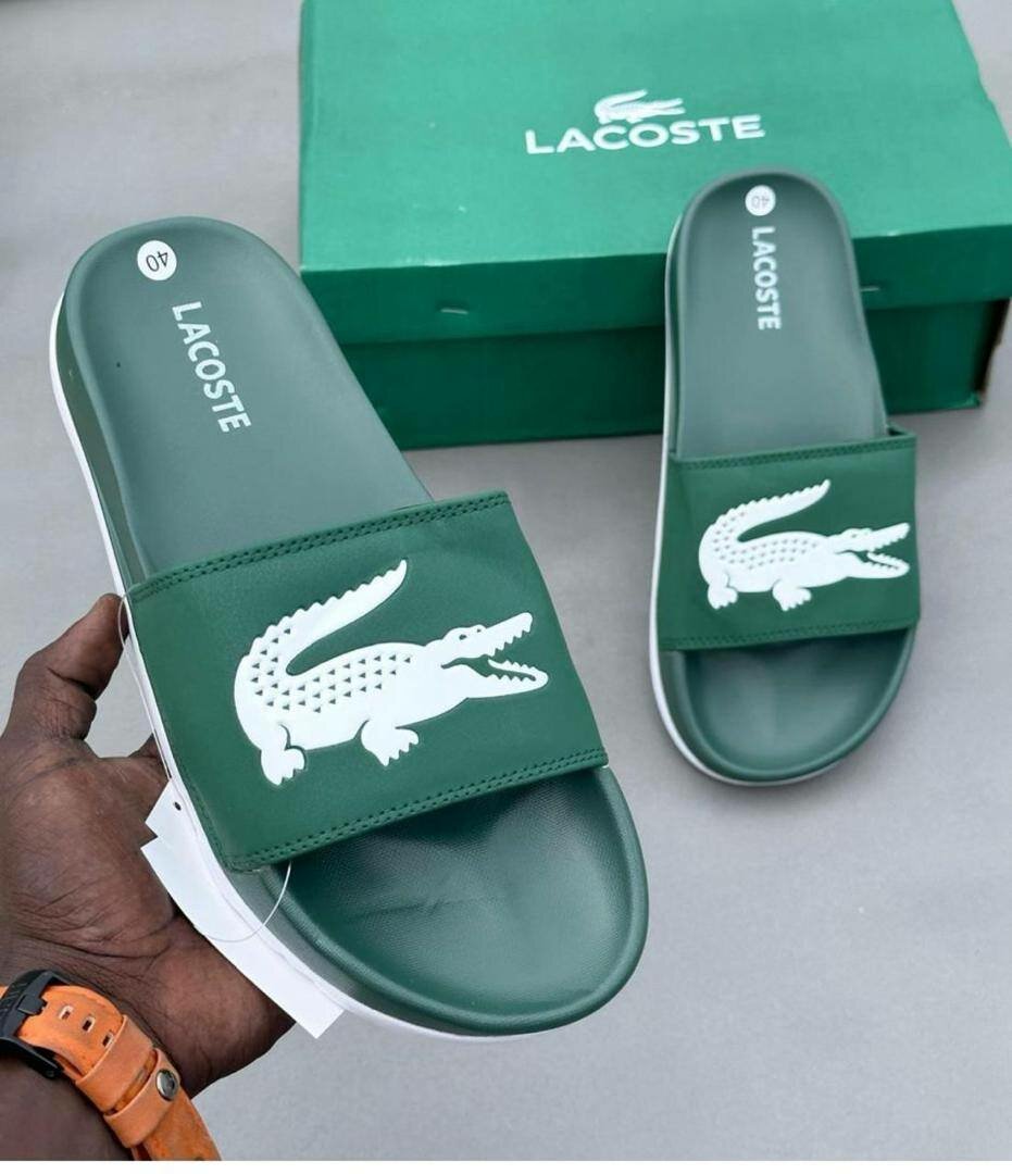 Lacoste Tongs Unisex Élégants
