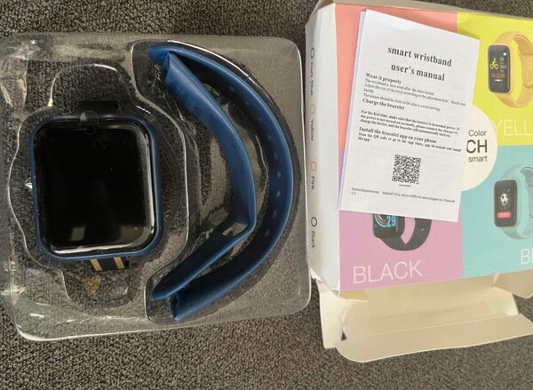 Montre intelligente avec bracelet interchangeable