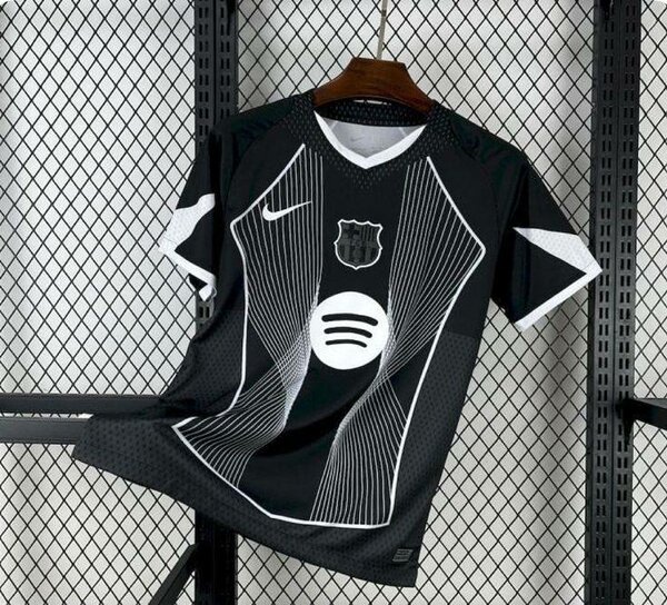Maillot de foot Nike Barcelona Spotify noir