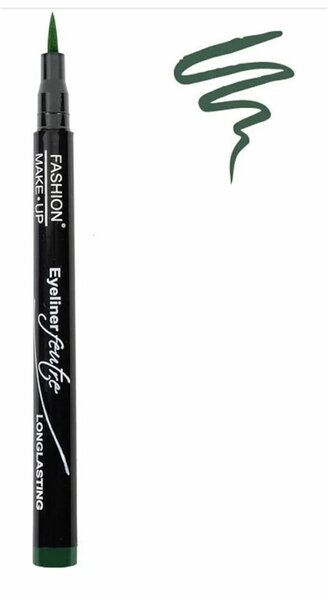 Eyeliner liquide vert longue durée
