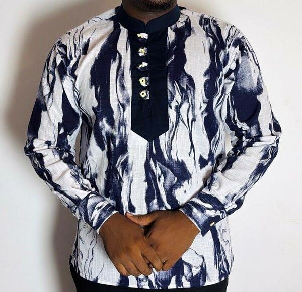 Chemise à motifs pour hommes