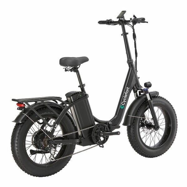 Vélo électrique pliant Cyclecart noir