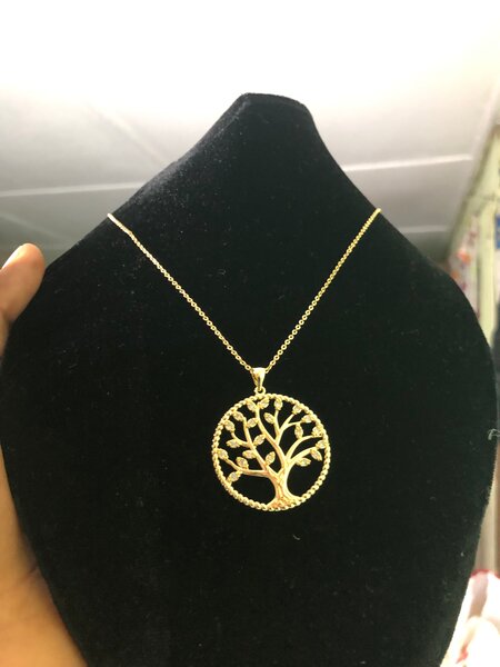 Collier Pendentif Doré Elegant