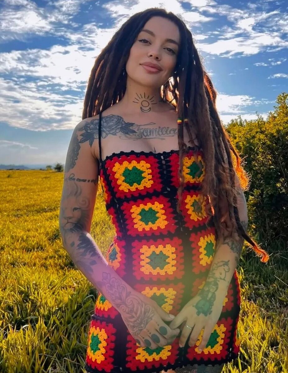 Robe crochet bohème chic