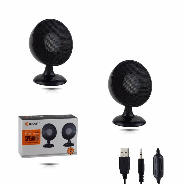 Hauts-parleurs stéréo USB Kisonli