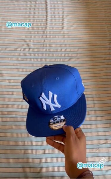 Casquette bleue NY