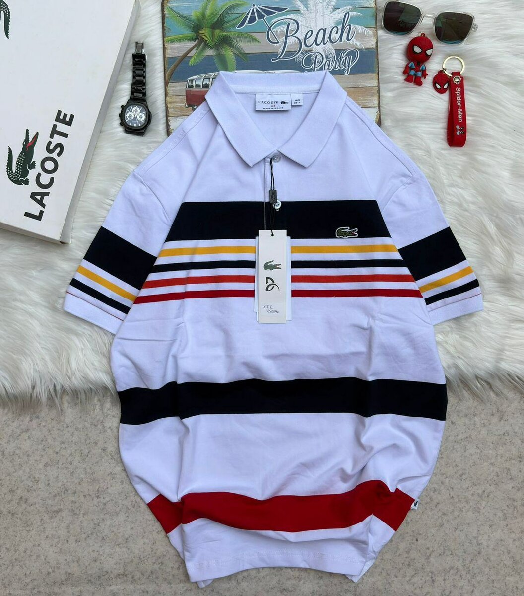 Polo  rayé élégant LACOSTE