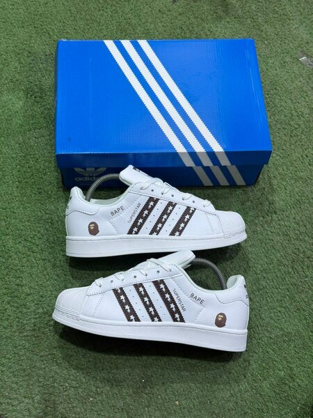 Baskets Blanches Adidas Homme