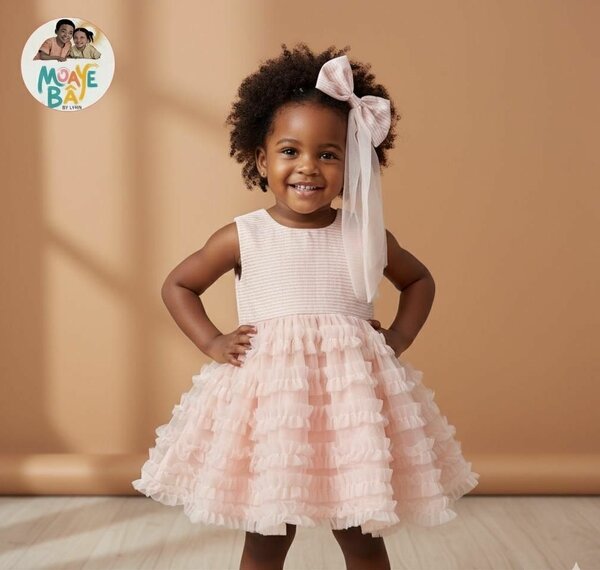 Robe de fête enfant rose