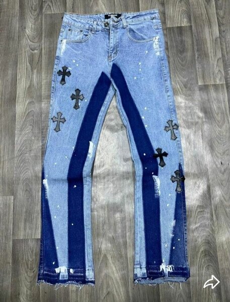 Jeans Patchwork Mode