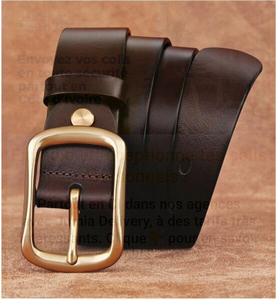 Ceinture en cuir homme élégante