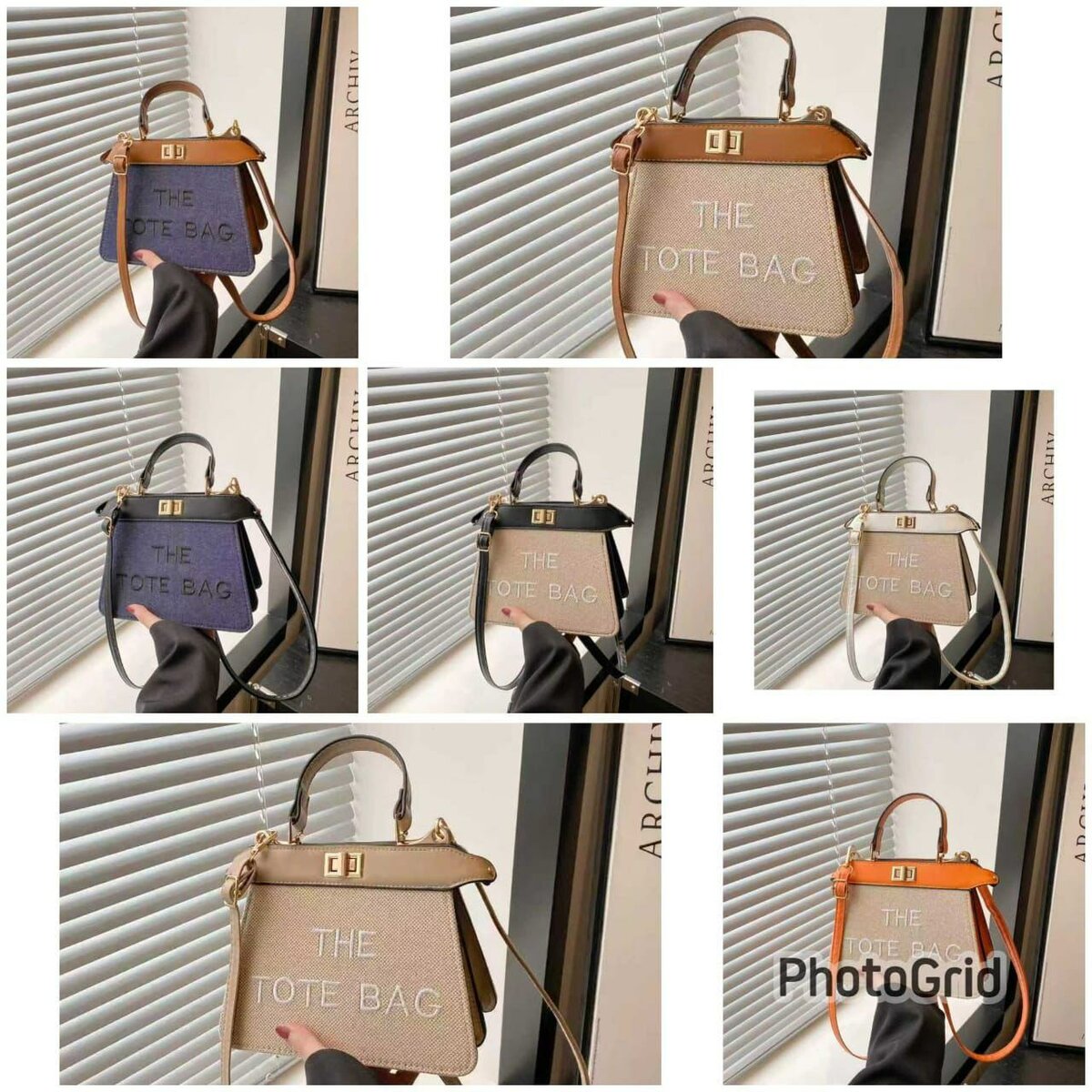 Sac à main tendance en toile