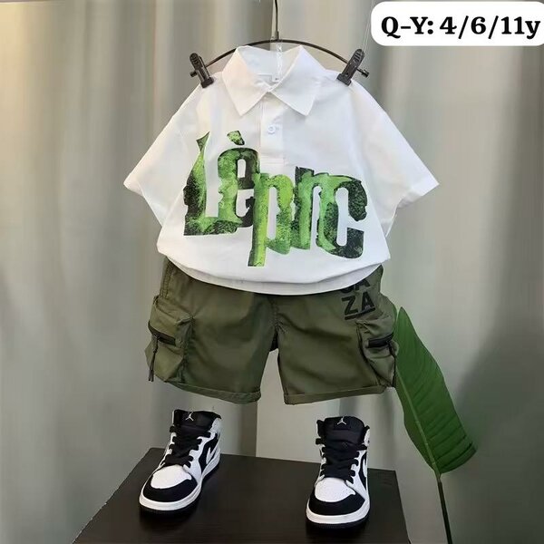 Ensemble garçon tendance été