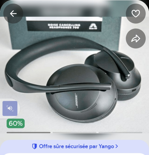 Casque Bose Réduction de Bruit