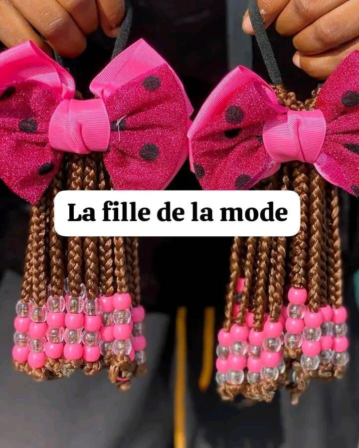 Extensions tressées colorées