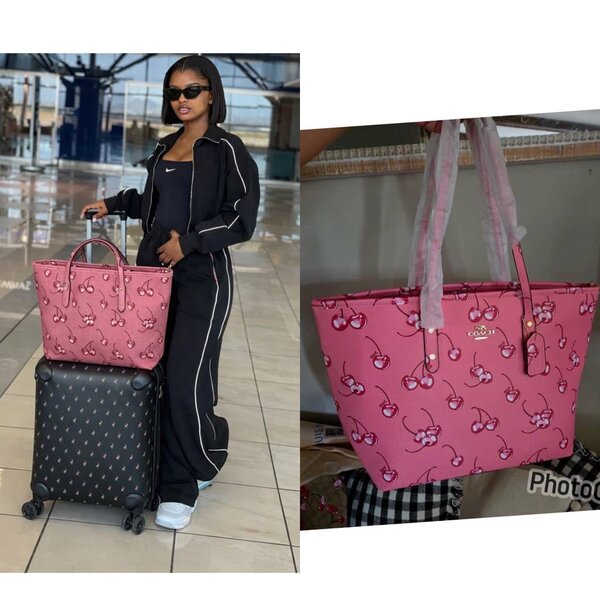 Sac Cabas Coach Cerises