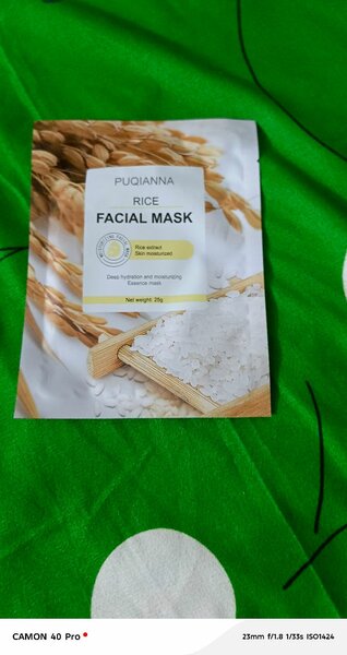 Masque Visage Riz Hydratant