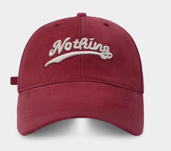 Casquette Rouge "Nothing"
