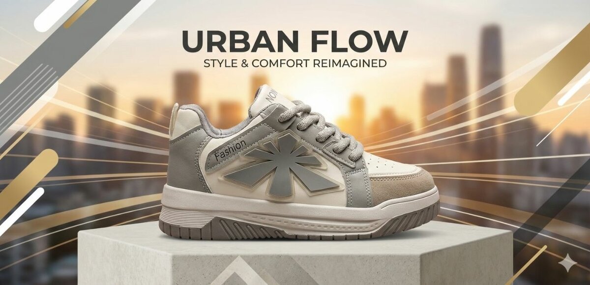 Basket blanc gris 42