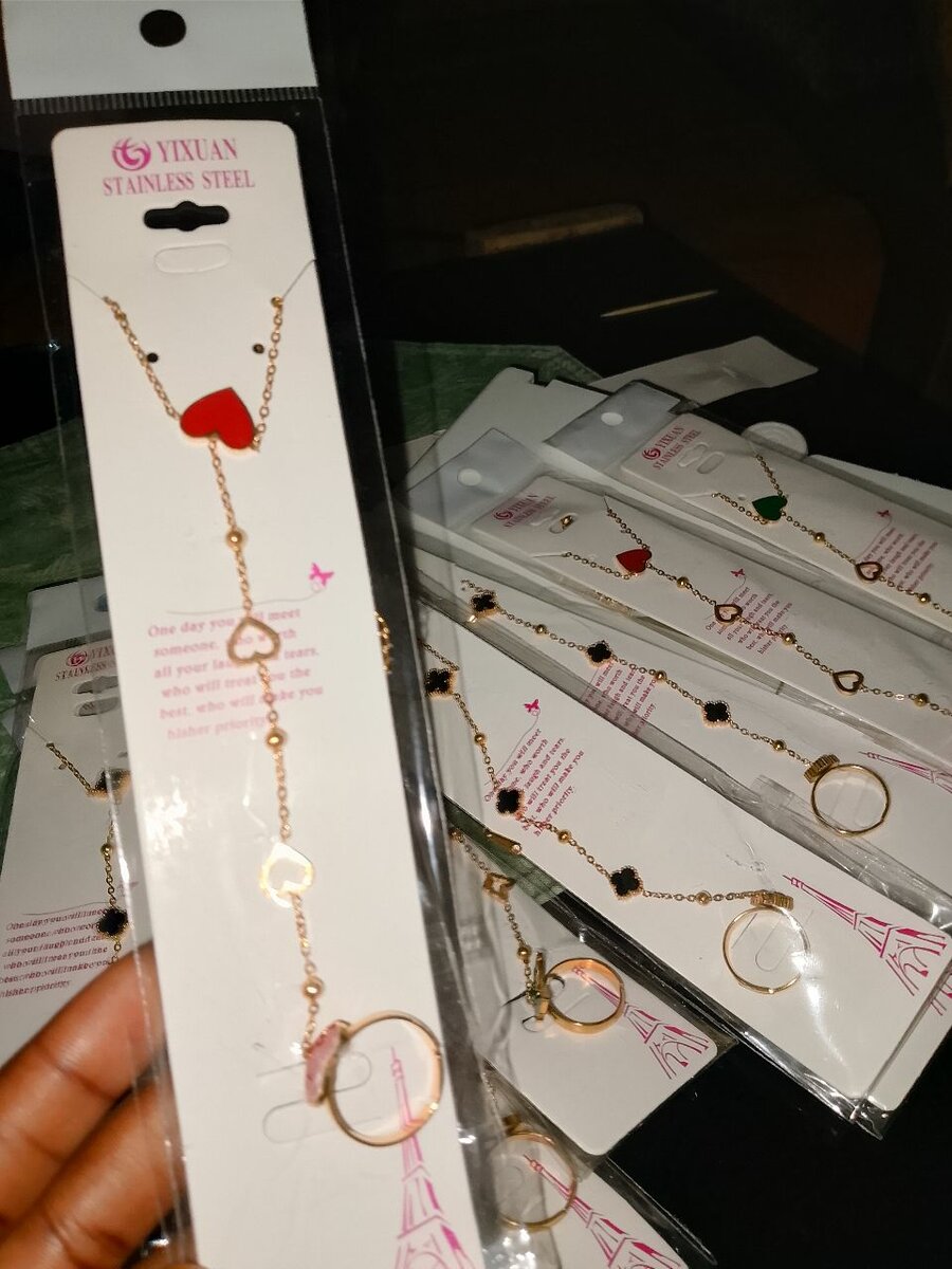 Bracelet bague acier inoxydable