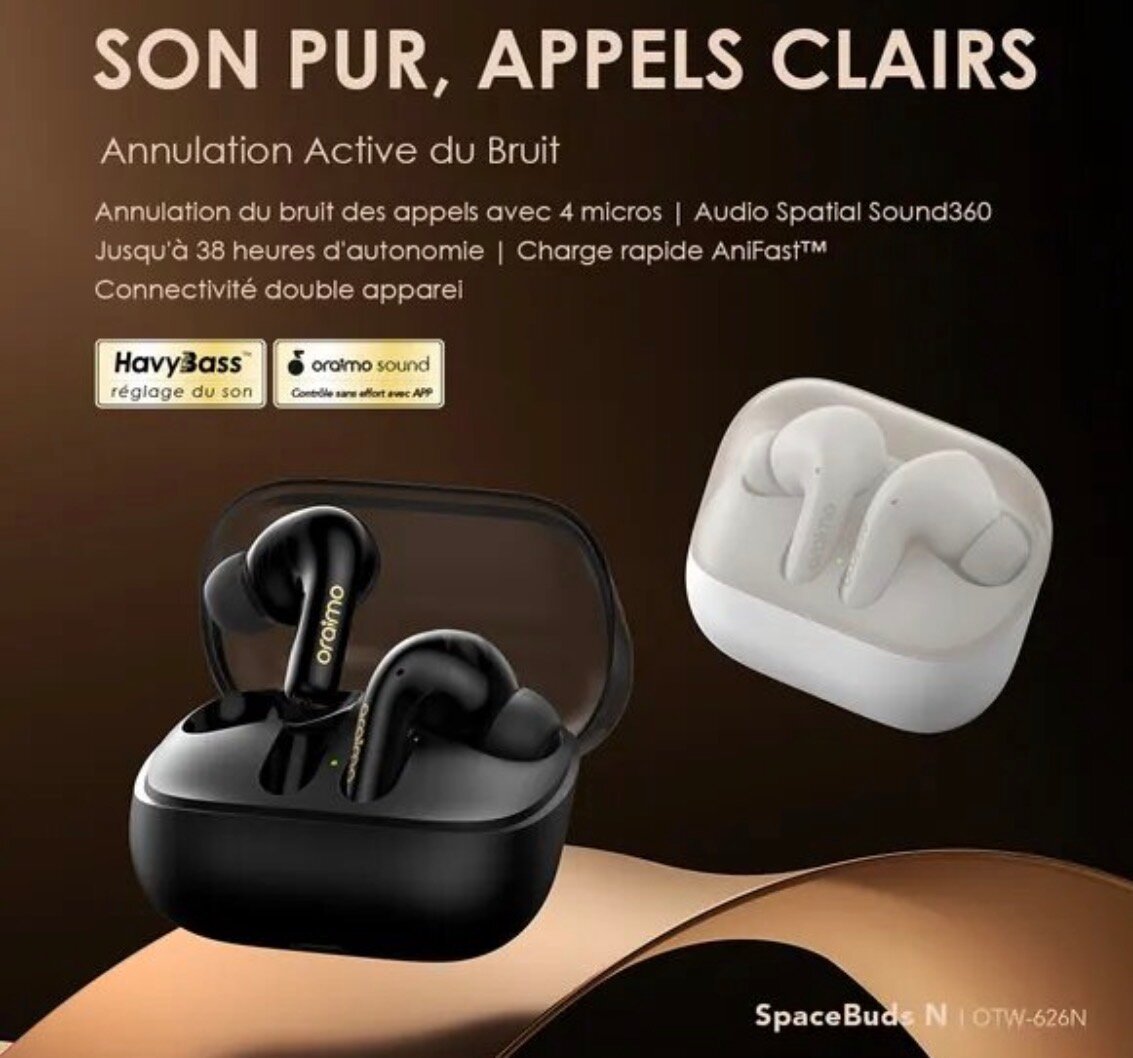 Écouteurs sans fil Oraimo SpaceBuds N
