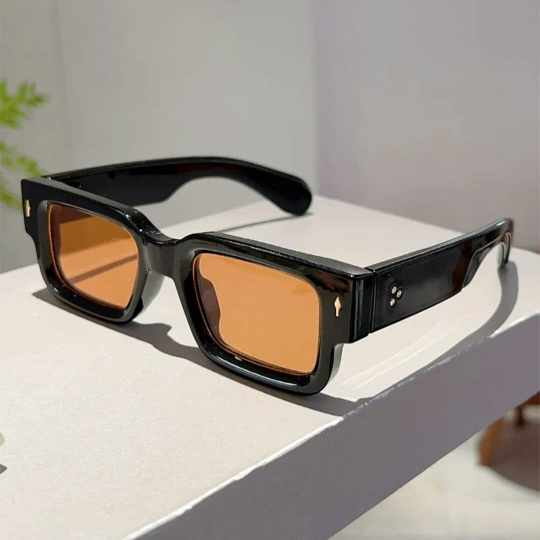 Lunettes rectangulaires rétro